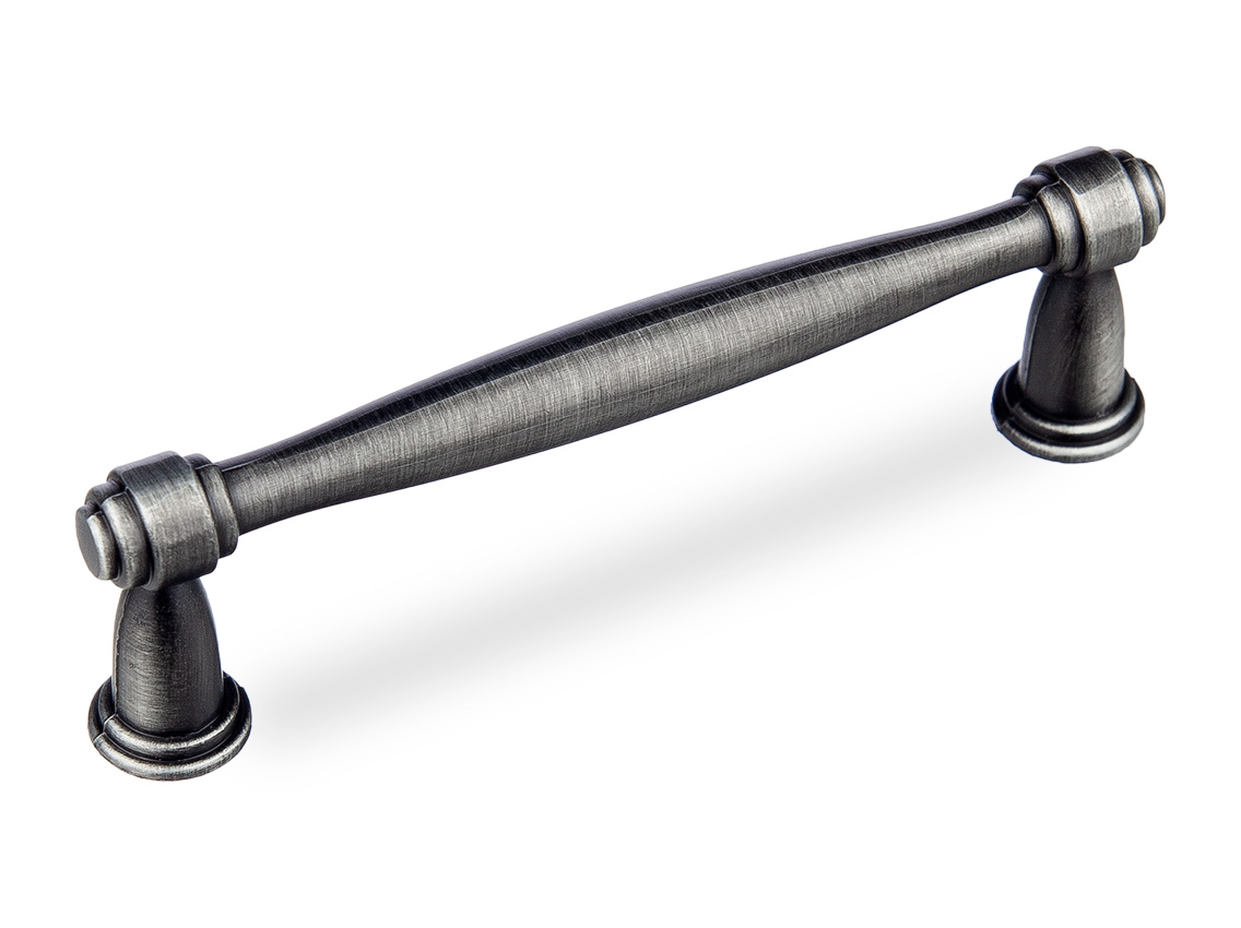 Ручка меблева 96mm GIFF Рейлінгова 8/162/ Античне залізо, фото 1