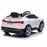 Дитячий електромобіль Audi E-tron Sportback White - Повний привід Білий (Двигуни 4 x 35 Вт), фото 6