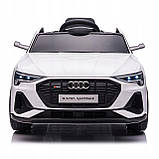 Дитячий електромобіль Audi E-tron Sportback White - Повний привід Білий (Двигуни 4 x 35 Вт), фото 3