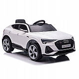 Дитячий електромобіль Audi E-tron Sportback White - Повний привід Білий (Двигуни 4 x 35 Вт), фото 4