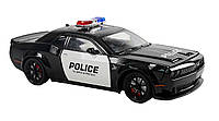Металева машинка інерційна з ефектами Dodge Challenger Police AutoExpert Premium Чорний