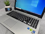 Nvidia Мультимедійний ноутбук Asus A551L i7-4510u 8gb ddr3 240gb ssd 15.6", фото 5