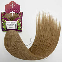 Натуральне Слов'янське Волосся на Заколках 45-50 см 110 грам, Світло-Русявий №1575