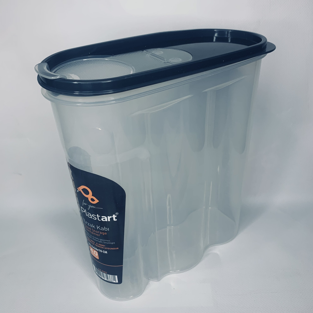 Контейнер для сипких продуктів із клапаном і дозатором 2.4 л., фото 1