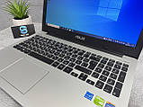GeForce Стильний ноутбук Asus R553L i5-4200U 12gb ddr3 256gb ssd 15.6" FullHD, фото 5