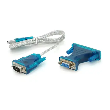 Кабель USB to RS-232 с переходником RS-232 (9 pin), фото 1