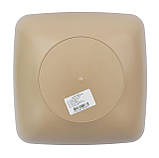 Миска пластикова 4 літри квадратна капучіно 23*23*10.5 см (ПолімерАгро), фото 3