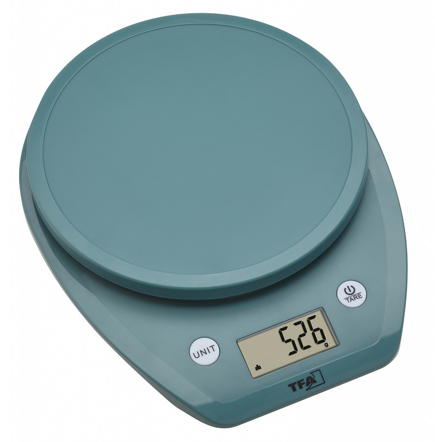 Ваги кухонні електронні TFA Mochi 1 г-5кг 160*200*29 мм Turquoise