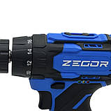Акумуляторний шуруповерт ZEGOR CDA-18 | 18V | 2.0 Ah | 35 Н·м |, фото 4