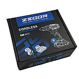 Акумуляторний шуруповерт ZEGOR CDA-18 | 18V | 2.0 Ah | 35 Н·м |, фото 10