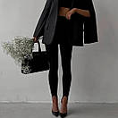 Однотонні лосини зі штрипками базові на високій посадці (р. 40-46) 31bu1050, фото 4