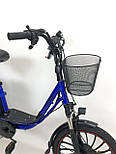 Eлектровеловипед MINAKO PRO 20" (600W 60V 21Ah) Cиній NEW, фото 3