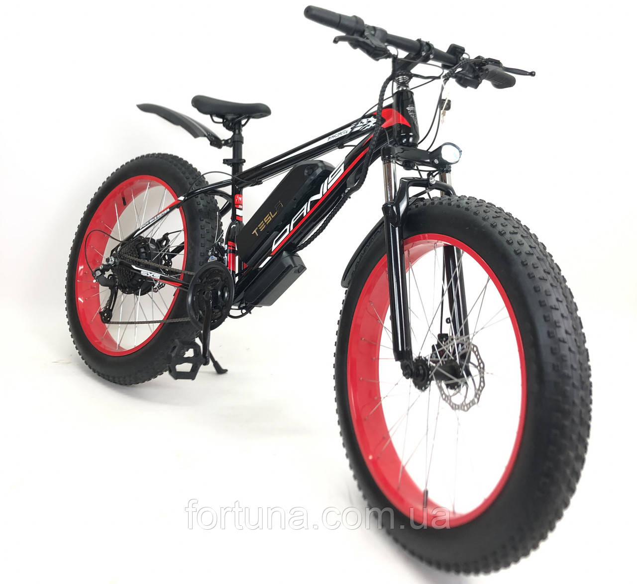 Електровелосипед Fatbike Danis Tesla Задній привід  (1000W 48V 21Ah)