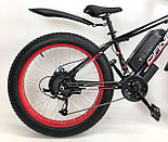 Електровелосипед Fatbike Danis Tesla Задній привід  (1000W 48V 21Ah), фото 9