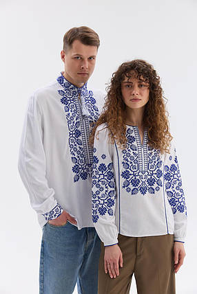 Парні вишиванки "Всеволод та Владана" (з синім), фото 1