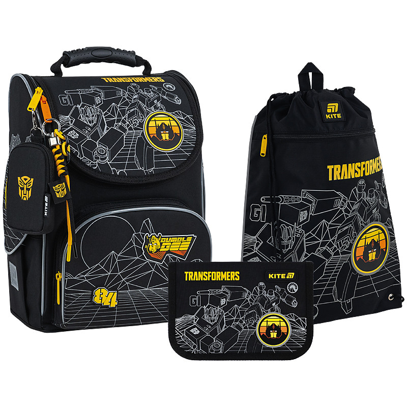 Шкільний набір Kite Education Transformers Generations SET_TF25-501S (рюкзак, пенал, сумка) 115-130см
