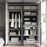 Шафа Moreli Ramo R-00019 з полицями, штангою та антресоллю 1968x2500x570 мм Білий, фото 2