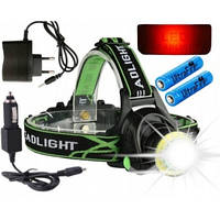 Ліхтарик світлодіодний акумуляторний налобний COB,