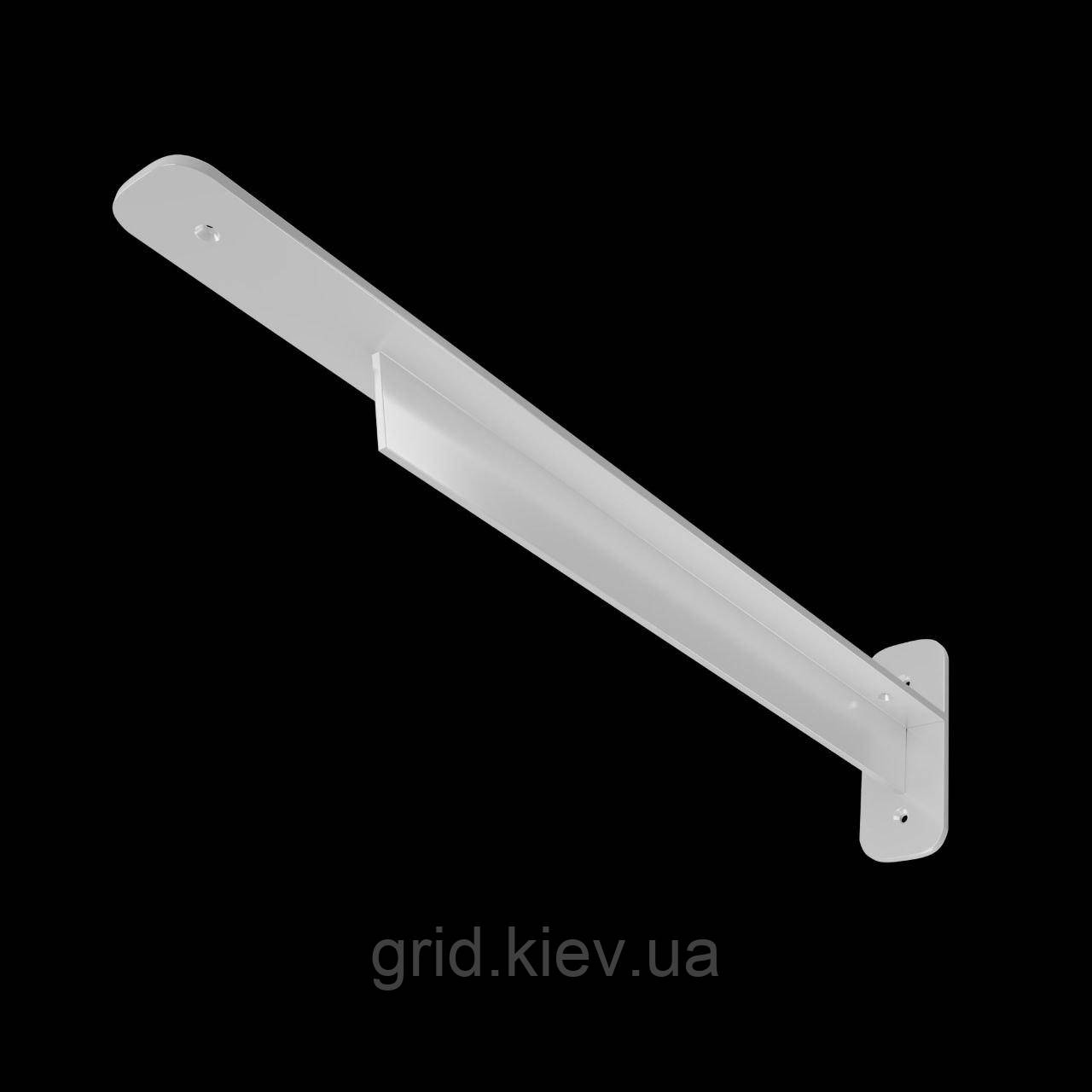 Кронштейн полиця LOFT-09 400х150 (40х4) консоль 1шт белый