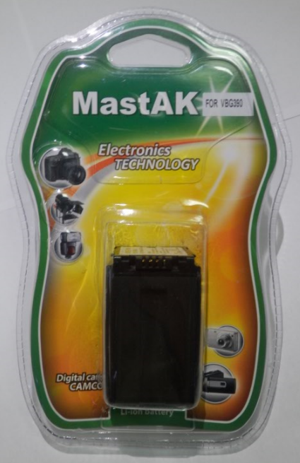 Акумулятор до відеокамери тм"MastAK" Panasonic VW-VBG390 7,2 V 3,15 Ah Li-ion, фото 1