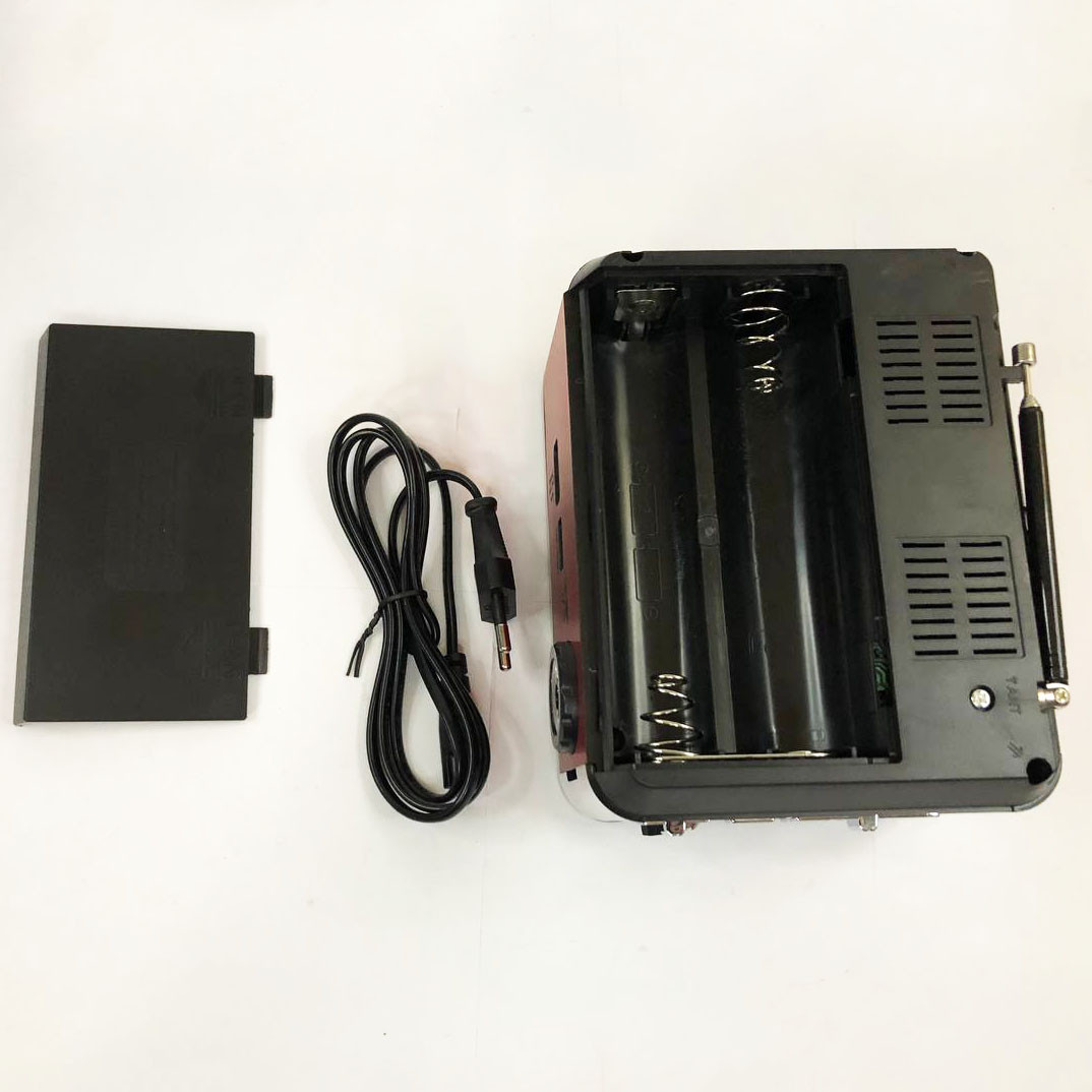 Радіоприймач GOLON RX-9100 USB+SD Радіо з ліхтарем, Ретро радіоприймач, FM передавач для радіомовлення