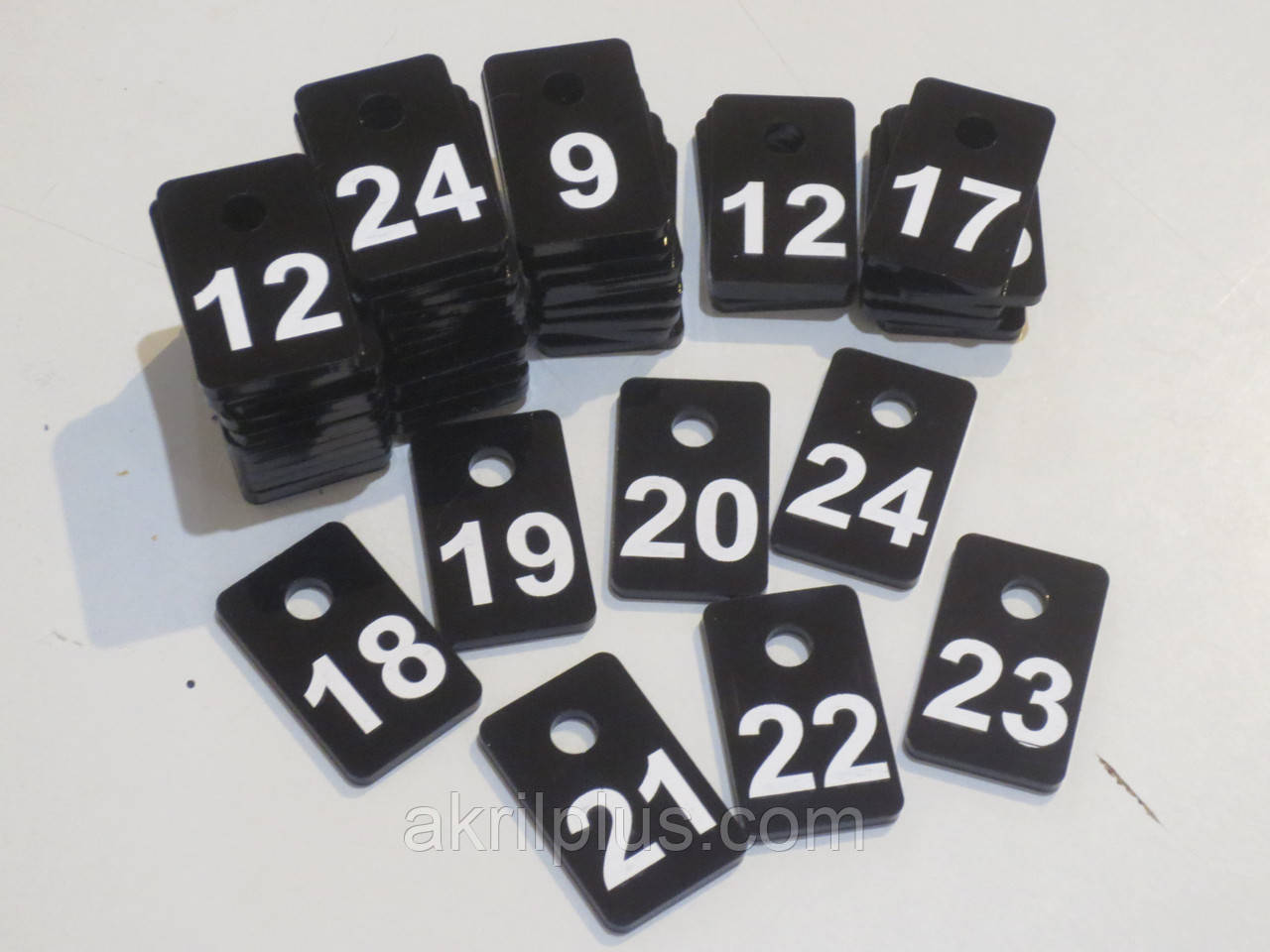 Номерки для ключів 25*40 мм