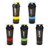 Шейкер спортивний SPIDER на 2 відсіки, фото 2