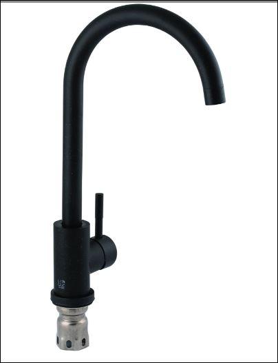 Змішувач для кухні Aria 015F (k35) (12 32 015F-8) Black Lidz