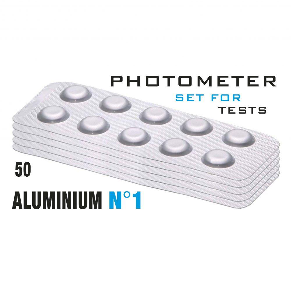 Таб. Aluminium 1 (Алюміній, 0.00-0.30 мл/л.) (50 таб/уп.) (10таб/шт) PrimerLab/Comporator
