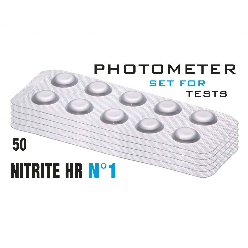Таб. Nitrite HR 1 (Нітрити, 0 - 1500 мг/л) (50 піг/уп.) (10 піг/шт) PrimerLab