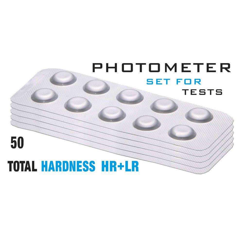 Таб. Total Hardness (Жорсткість заг.(HR+LR, 0-500 мг/л) 50 піг/уп. (10таб/шт) Photometer/Comporator