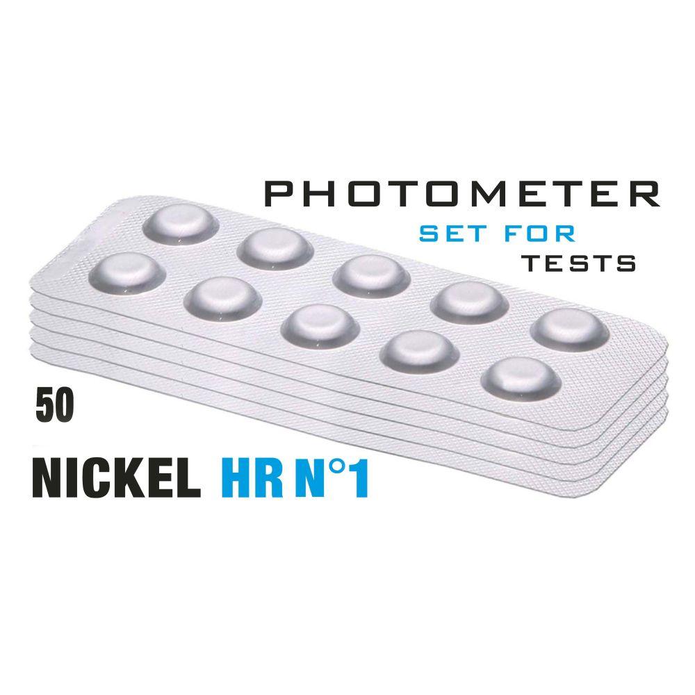 Таб. Nickel HR 1 (Нікель, 0-7 мг/л) 50 піг/уп. Photometer/Comporator