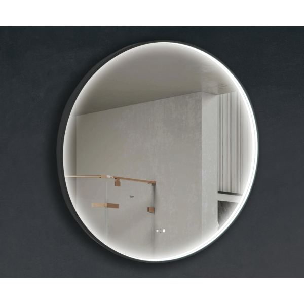 Кругле дзеркало з підсвічуванням у ванну Insana 302 70х70 см світлодіодне LED підсвічування