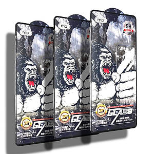Захисне скло 3 шт CDK для Xiaomi Poco M5s | Full Glue 3D MO King Kong (016167) (black)