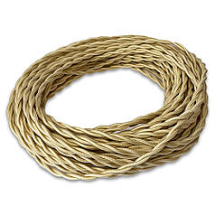 Провід для зовнішньої електропроводки темно-бежевий 2,5 2-х жильний ER-1171