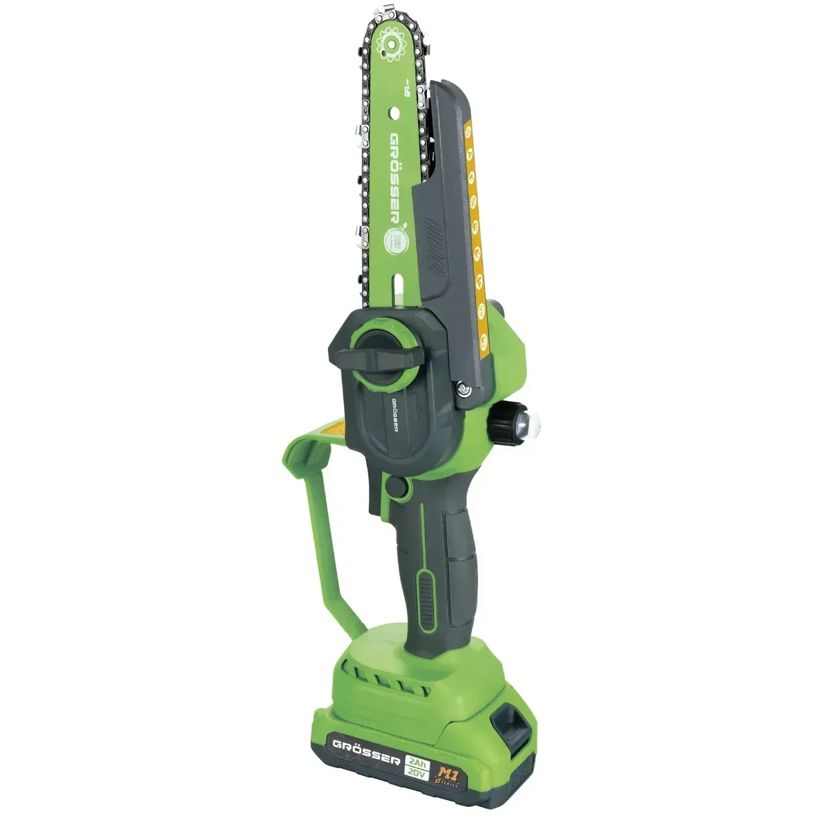 Акумуляторна ланцюгова пила Grosser GCS 611+(1Акум.і заряд.)!