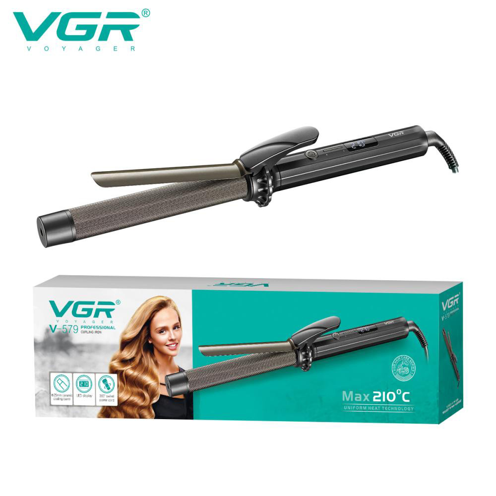Плойка VGR V-579, температура від 130 до 210 WE-350 °C, кераміка, фото 1