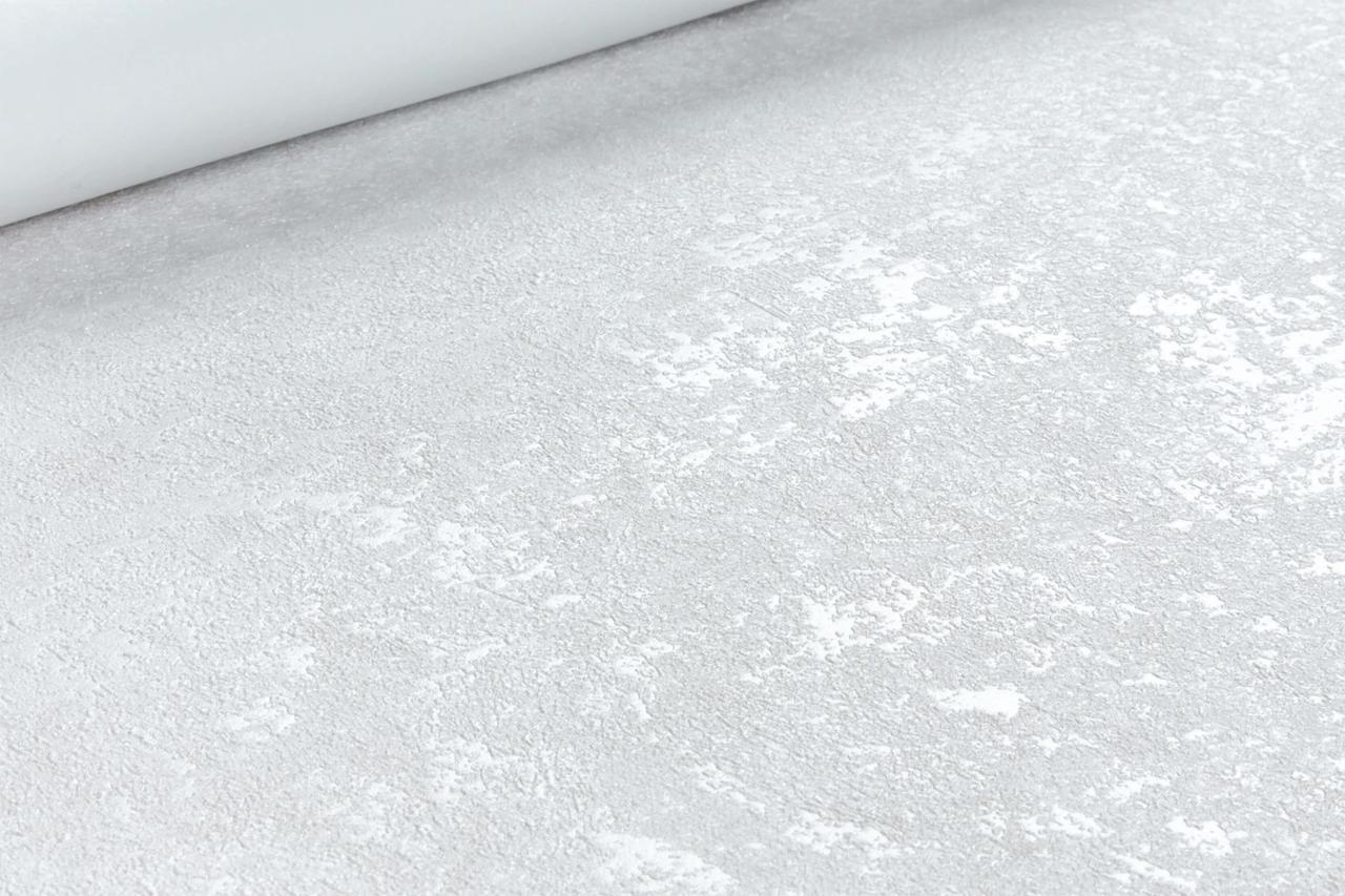 Вінілові шпалери гарячого тиснення на флізеліні Erismann Melange XL 12214-38 сірий (1,06х10,05м), фото 1