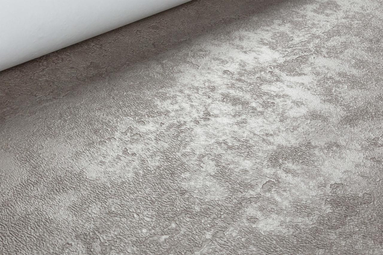 Вінілові шпалери гарячого тиснення на флізеліні Erismann Melange XL 12225-33 коричневий (1,06х10,05м), фото 1