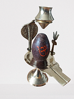 Підставка під бана лінгам з баналінгом, шива лінгам, пуджа, медитація, абхішека