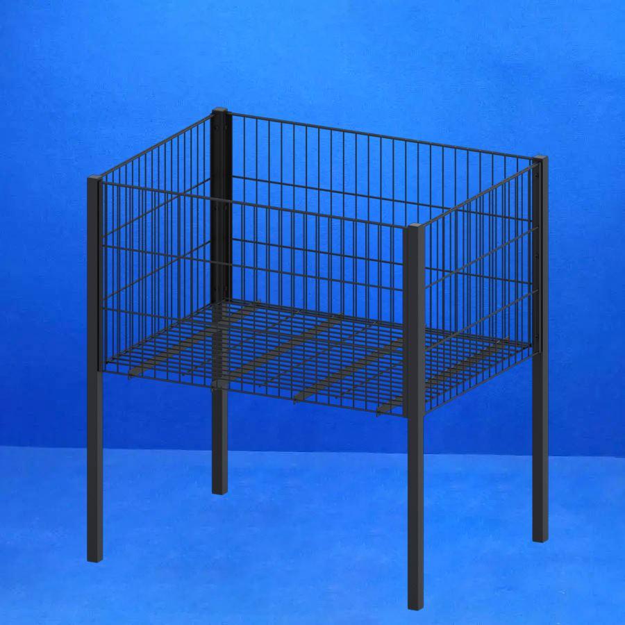 Акційний кошик 60х80 см. крок-30 мм, чорний