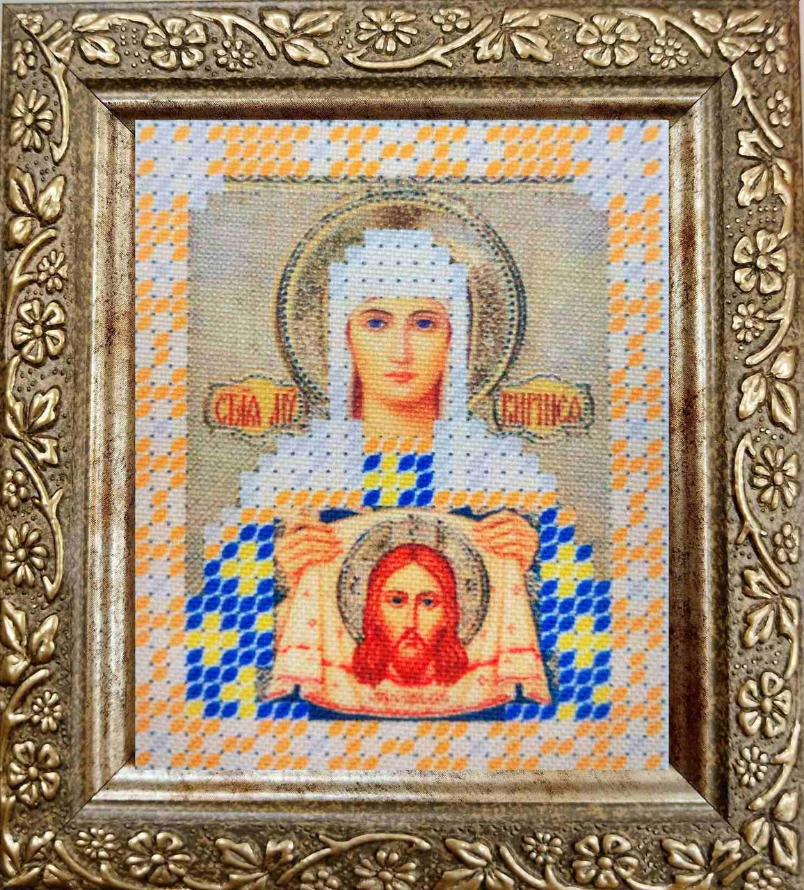 Набір для вишивання бісером ArtWork ікона Свята Вероні́ка НВТ 7065 6х7см з рамкою в комплекті, фото 1