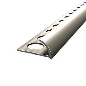 Алюмінієвий профіль для плитки 8 мм, довжина 2.7 м, Шампань (ПЛ-201)