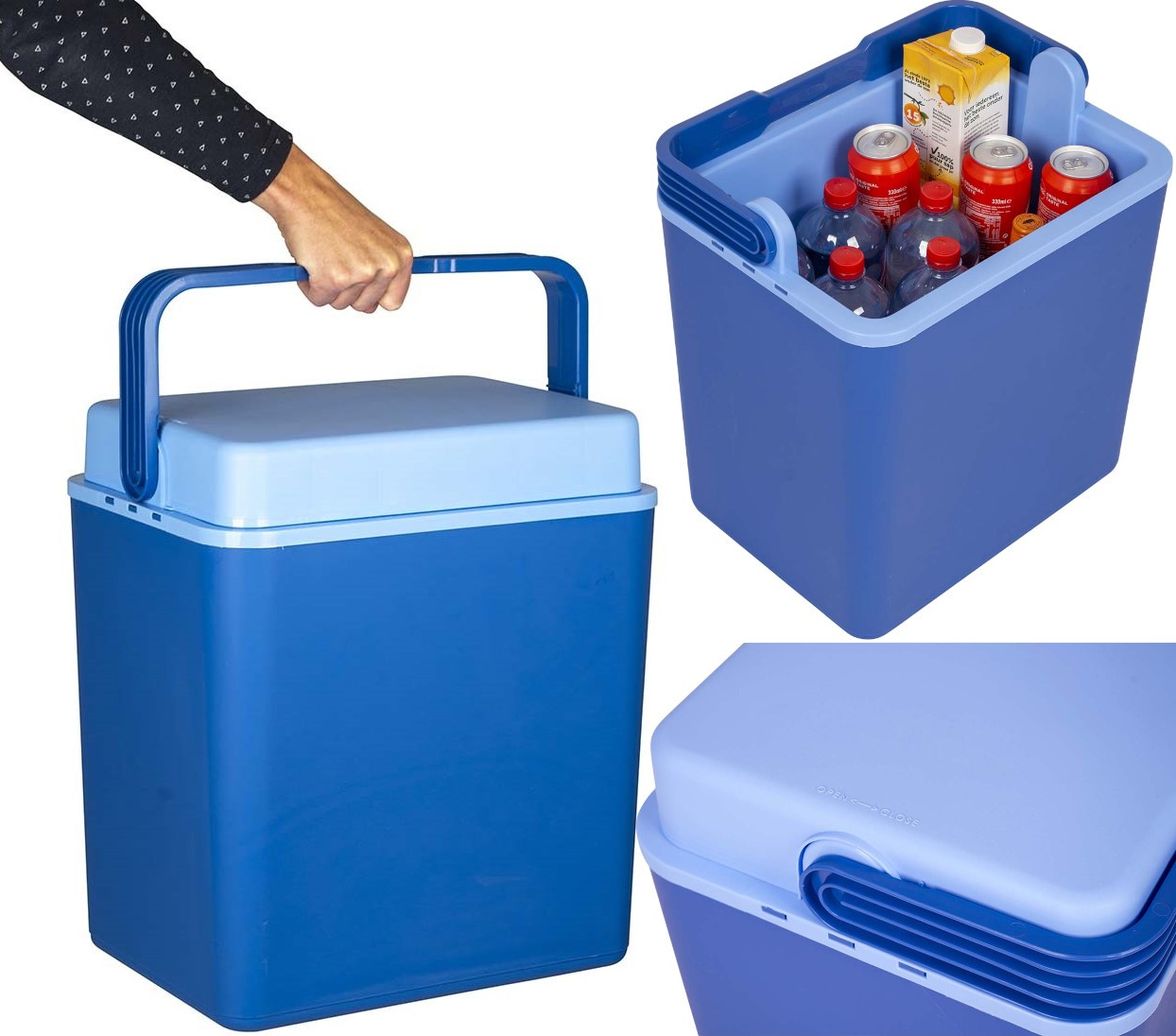 Термобокс Bo-Camp Arctic 32 Liters Blue, 32 л | Ізотермічний термоконтейнер для збереження температури продуктів і напоїв