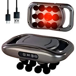 Масажер для тіла RT-608 (9 режимів, USB) / Масажний віброелектростимулятор для спини