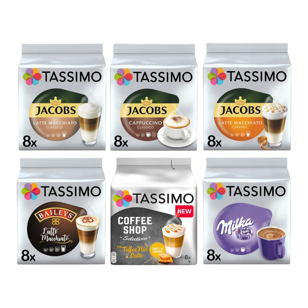 Набір кави в капсулах Tassimo Set 9 - 96 капсул, фото 1