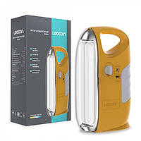 Акумуляторний світлодіодний ліхтар Ledcoin EL306 10 Вт жовтогарячий