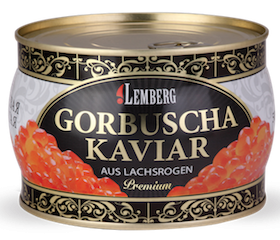 Ікра червона горбуші Lemberg Gorbuscha - Lachskaviar Premium 500 г - фото 1 - id-p1528118951