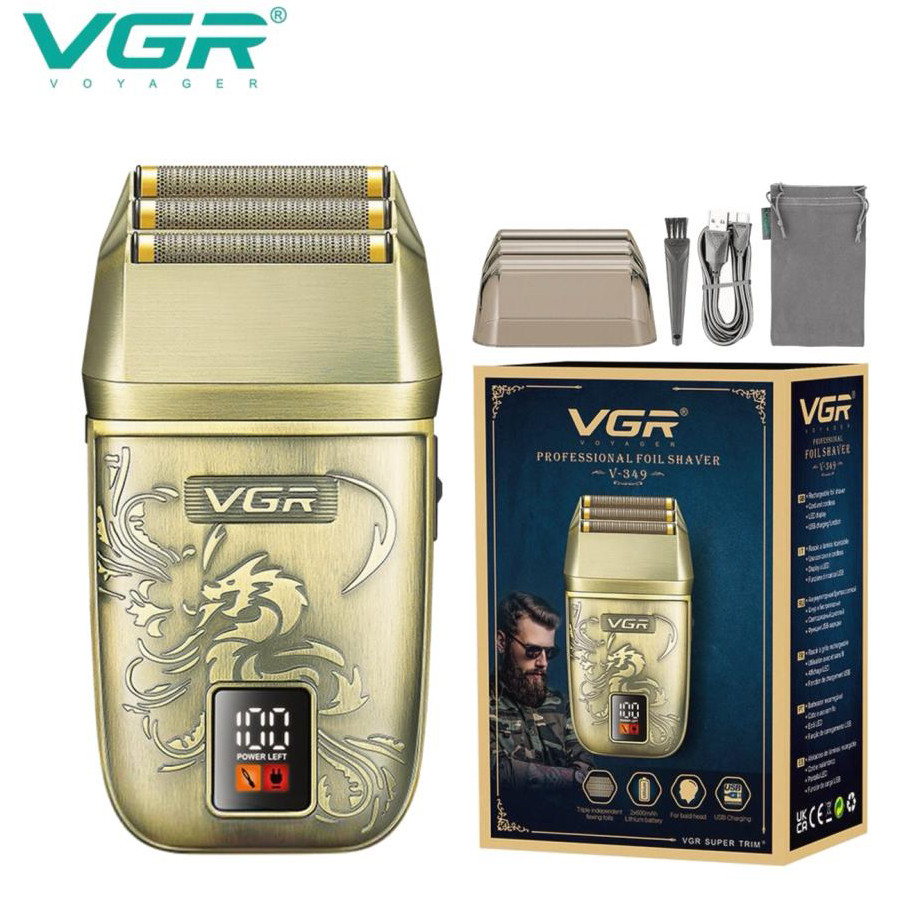 Електробритва VGR V-349 шейвер, RD-870 потрійне лезо, фото 1