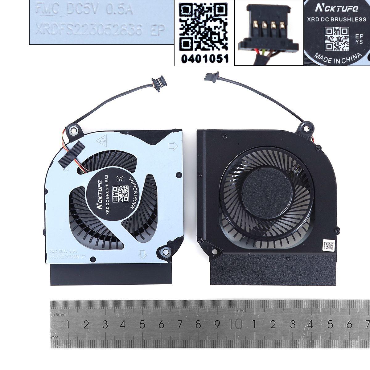 Вентилятор для Acer AN515-44 AN515-55 AN517-52, (5V CPU FAN, NS85C51-19L08/20H13, FMAQ DFS5K223052836, Аналог), фото 1